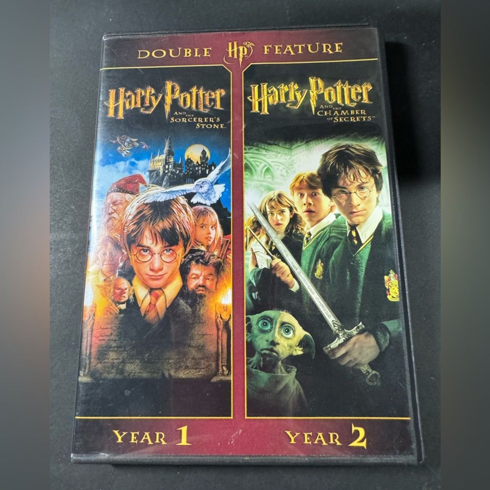 Harry Potter Double Feature - Sorcerer's Stone & Chamber of Secrets (DVD,2011)